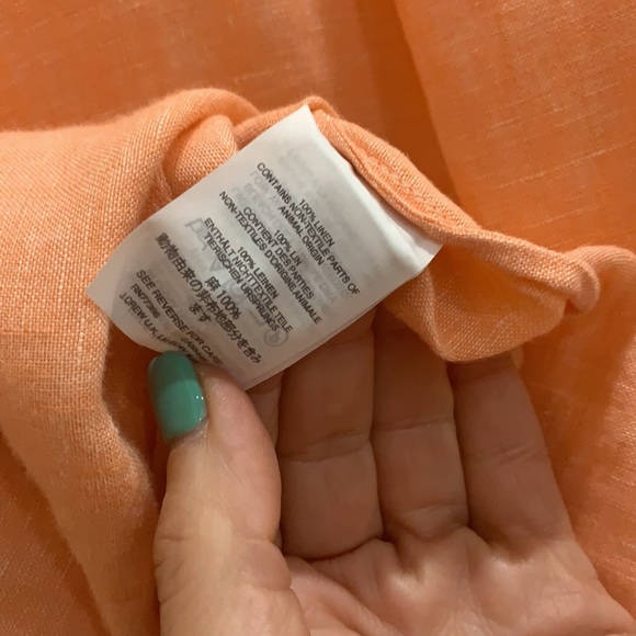 J. Crew Irish Linen Popover Shirt - Picture 4 of 6